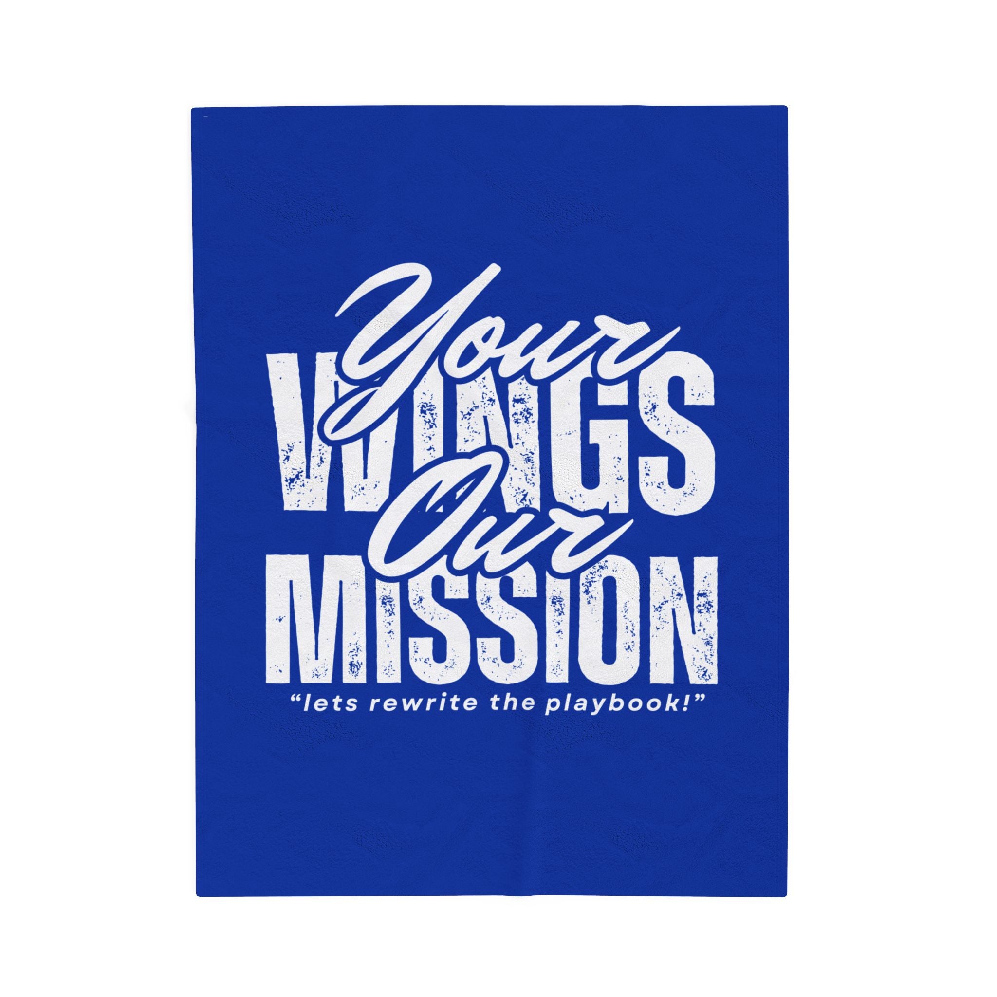 Elevate Plush Blanket – “Your Wings, Our Mission” Edition